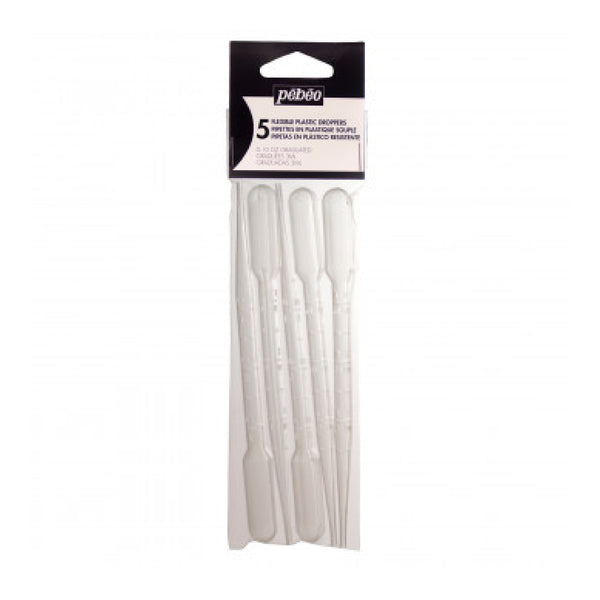 Pebeo Set of 5 Plastic Droppers