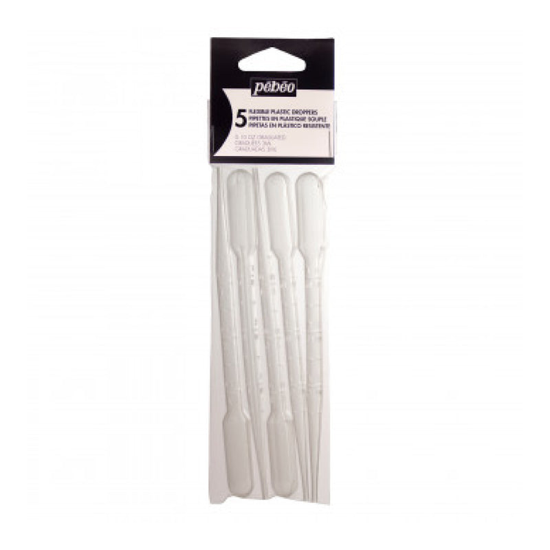 Pebeo Set of 5 Plastic Droppers