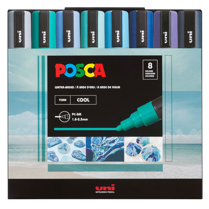 POSCA Paint Marker Set Cool Tones