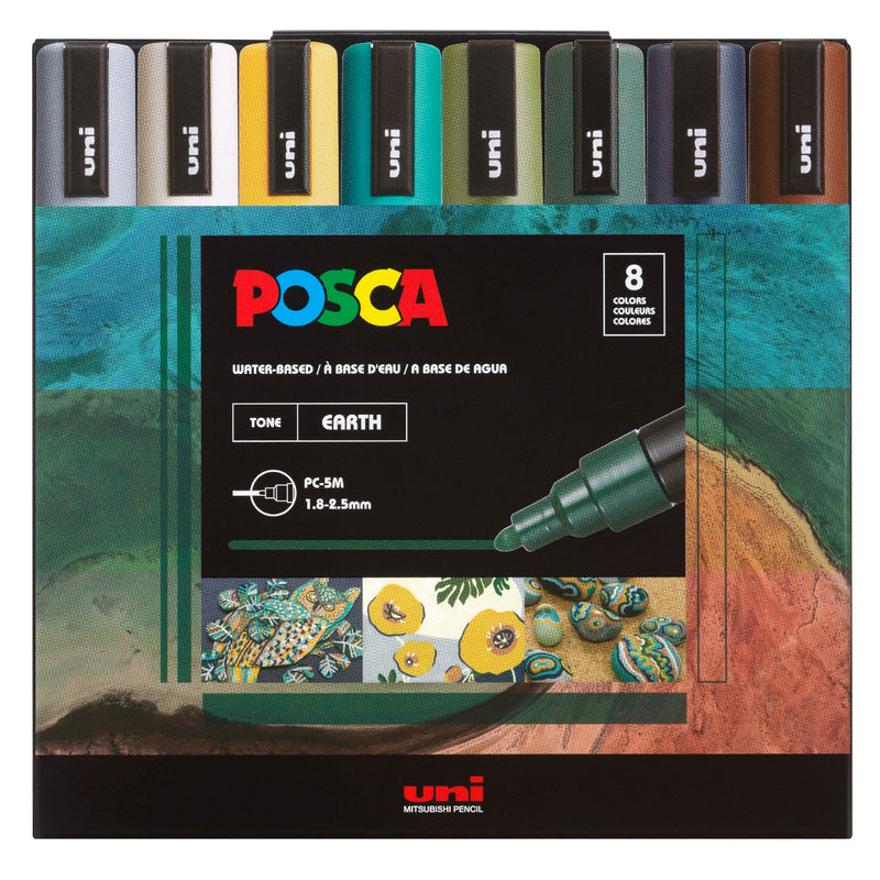 POSCA Paint Marker Set Earth Tones