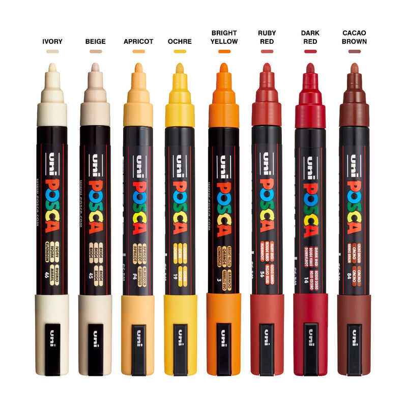 POSCA Paint Marker Set Warm Tones