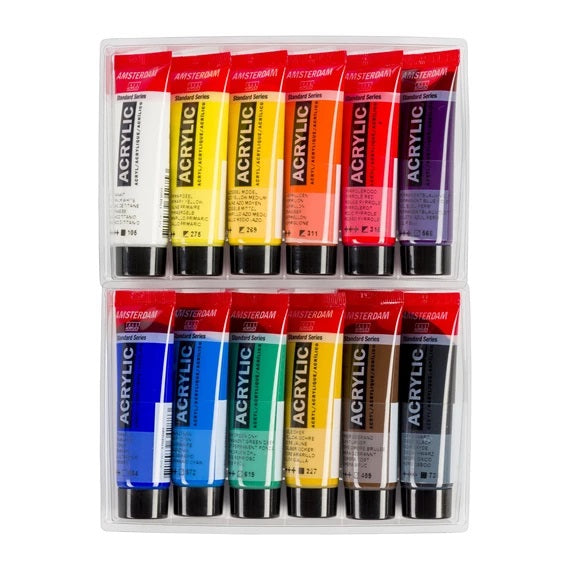Amsterdam Standard Acrylic General Set - 20ml x 12