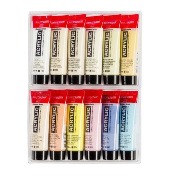 Amsterdam Standard Acrylic Pastels Set - 20ml x 12