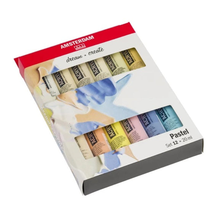 Amsterdam Standard Acrylic Pastels Set - 20ml x 12
