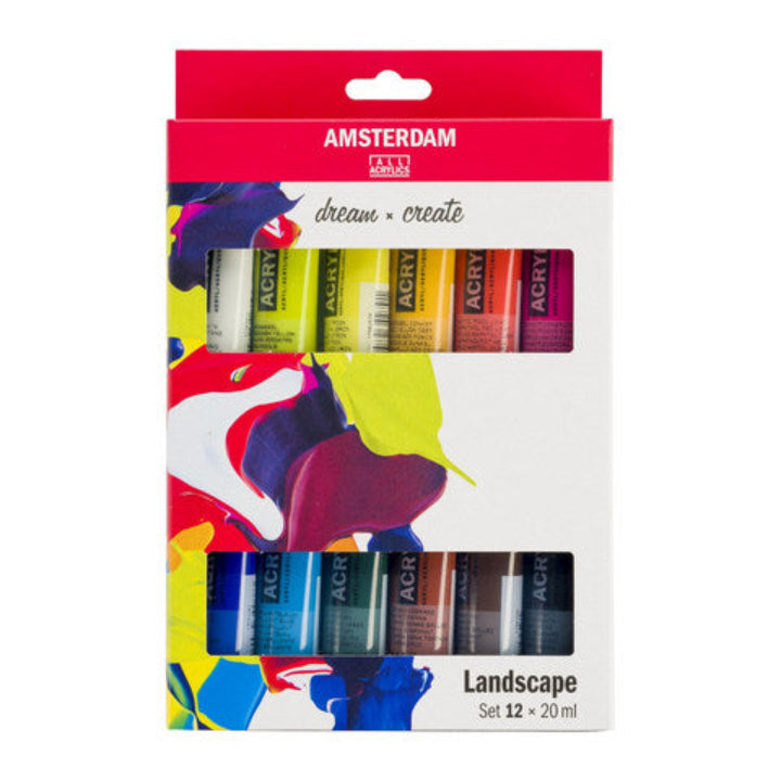 Amsterdam Standard Acrylic Landscape Set - 20ml x 12