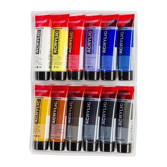 Amsterdam Standard Acrylic Urban Landscape Set - 20ml x 12