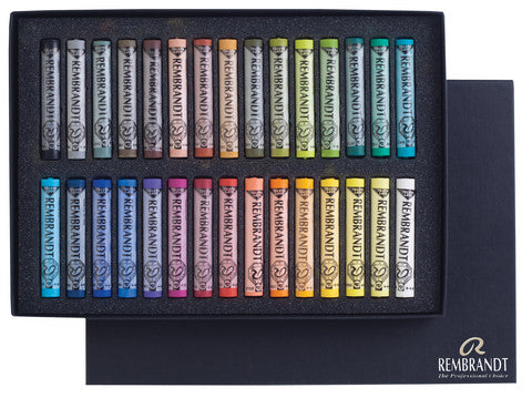Rembrandt Soft Pastel Cardboard Box Set of 30