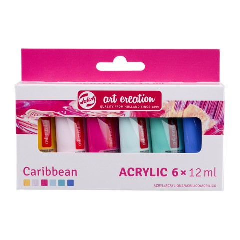 Talens Art Creations Acrylics - Caribbean Set 6 x 12ml