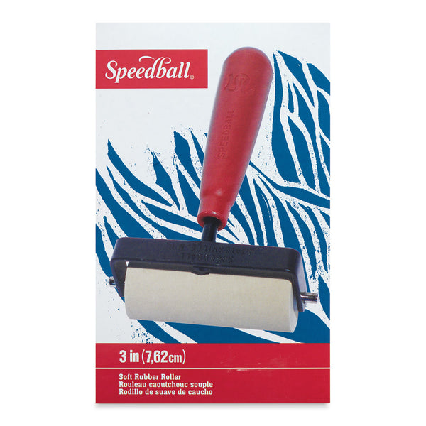 Speedball Soft Rubber Brayer - 3"