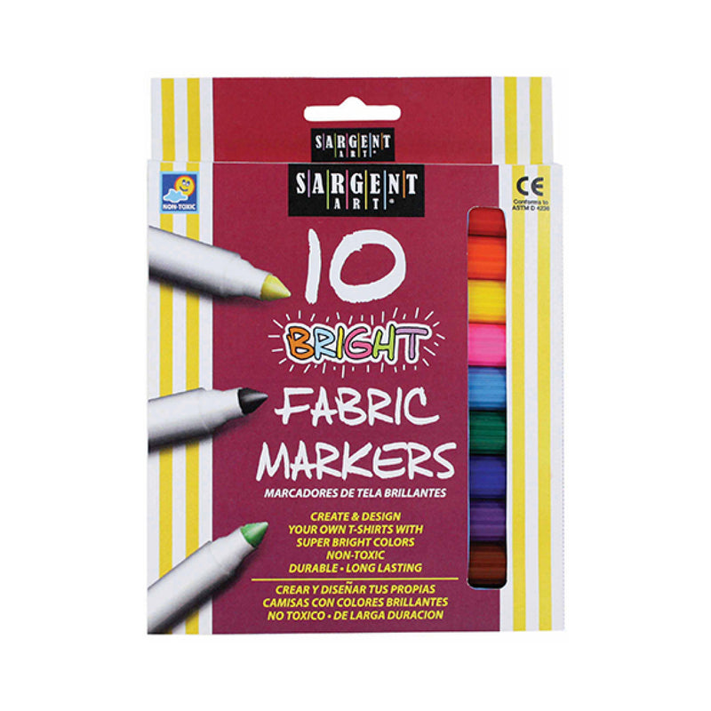 Sargent Art Marker Sets - Fabric (10-Pack)