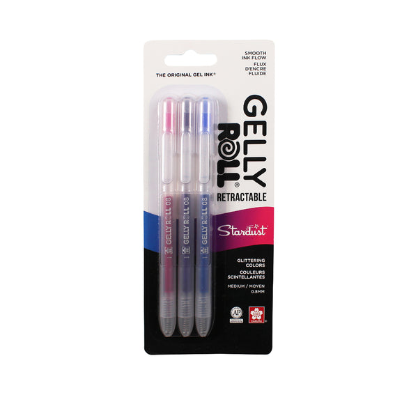 Sakura Gelly Roll Retractable Pens 3 Pack - Stardust