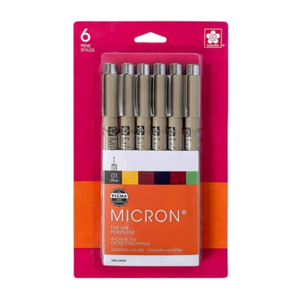 Pigma Micron 01  Natural/Earth Colors