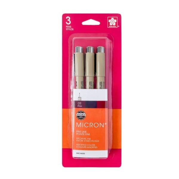 Pigma Micron 01 Berry Set