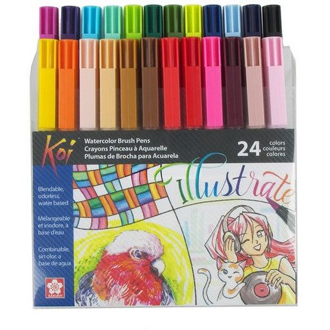 Koi Coloring Brush Pen Sets