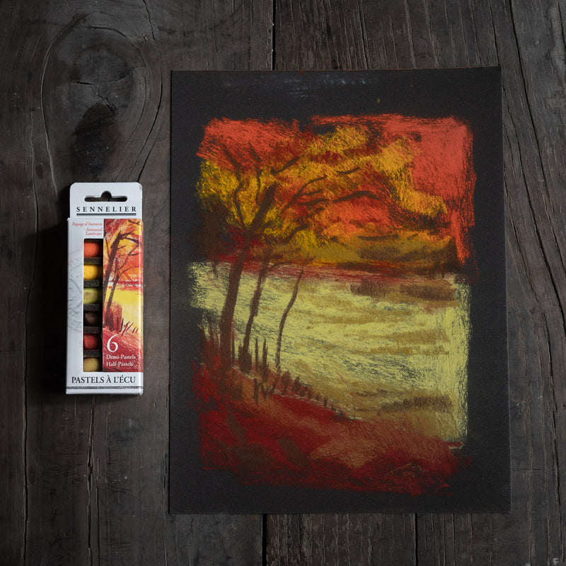 Sennelier Extra Soft Half Pastel Sticks Set of 6 Autumn