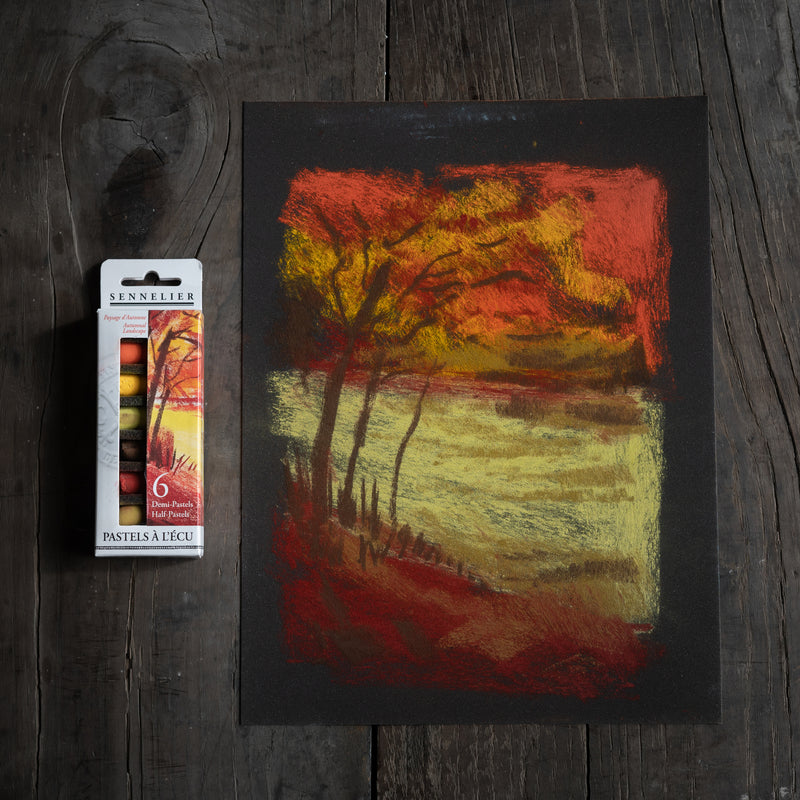 Sennelier Extra Soft Half Pastel Sticks Set of 6 Autumn
