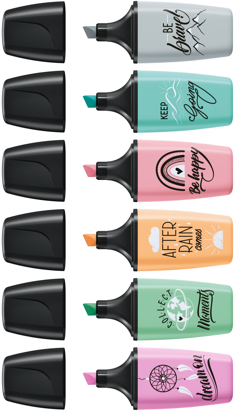 Stabilo BOSS Mini Highlighter 6-Color Pastellove Set