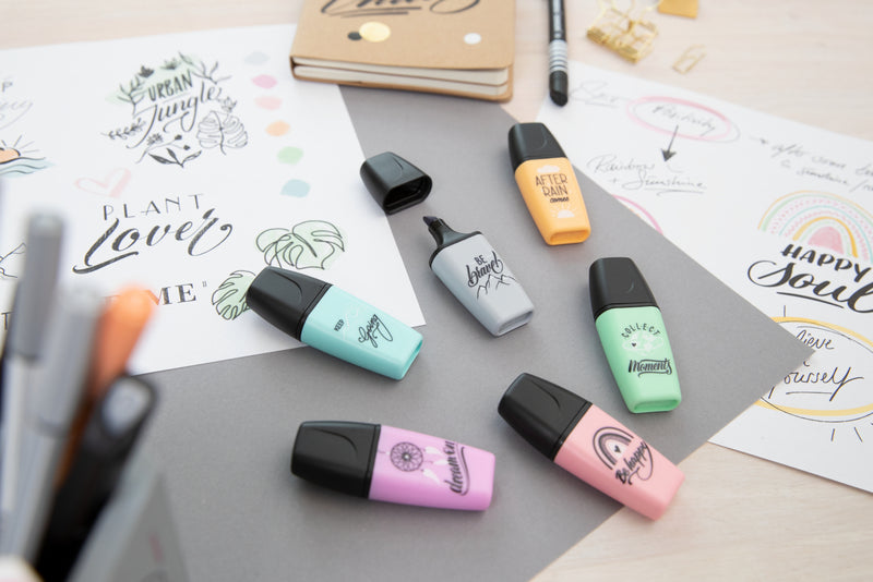 Stabilo BOSS Mini Highlighter 6-Color Pastellove Set