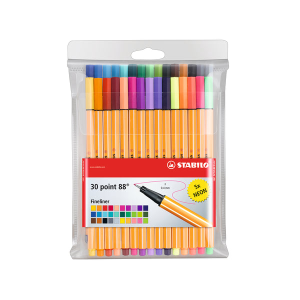 Stabilo point 88 Pen Sets 30-Color Wallet Set