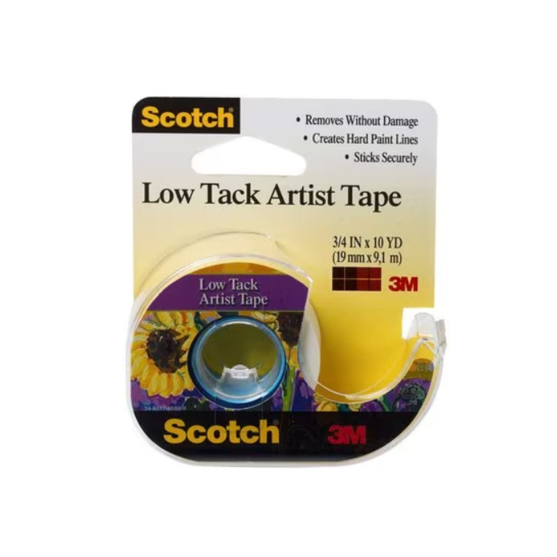 Scotch Artist Tape Low Tack 3/4"x10yd