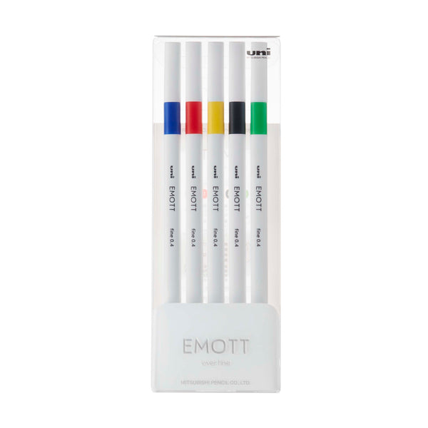 EMOTT Fineliner Pen Set of 5 Basic