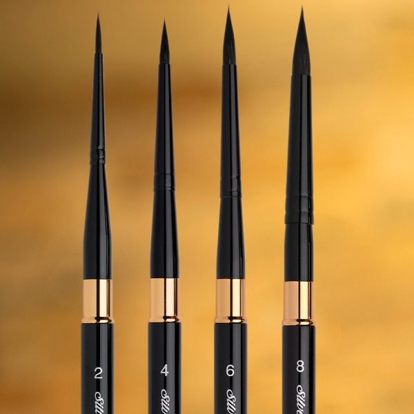 Silver Brush Black Velvet Voyage Travel Brushes