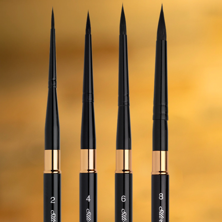 Silver Brush Black Velvet Voyage Travel Brushes