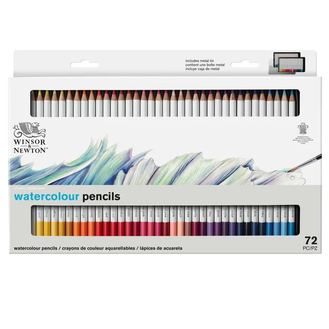 Winsor & Newton Studio Collection - 72 Watercolour Pencil Set