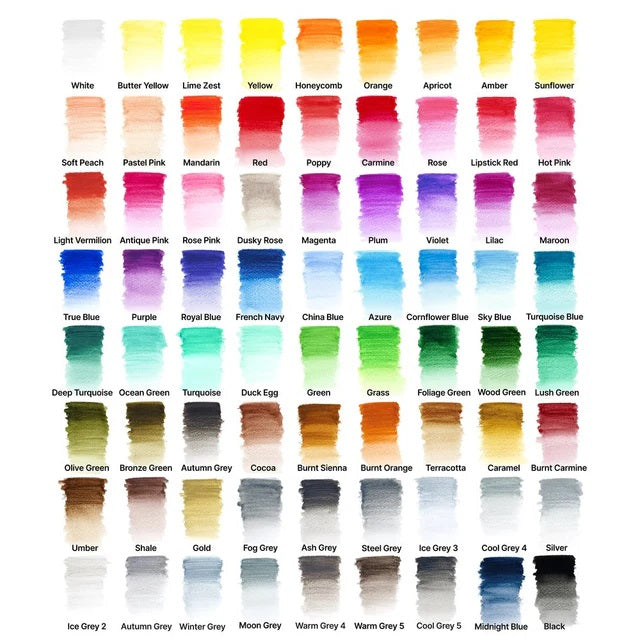 Winsor & Newton Studio Collection - 72 Watercolour Pencil Set