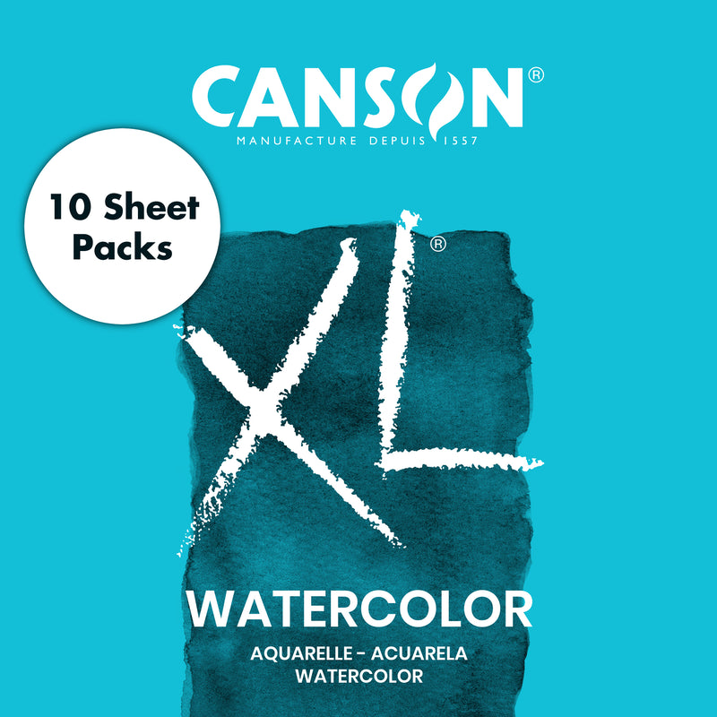 Canson XL Watercolour Sheet 10-Packs - 22" x 30"