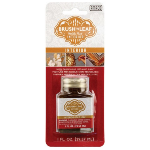 Brush N Leaf Interior Gold Leaf 1oz