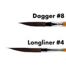 ESCODA Necksbreaker Pinstriping Squirrel Brush