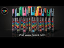 Posca Acrylic Paint Markers Medium Basic Set of 8