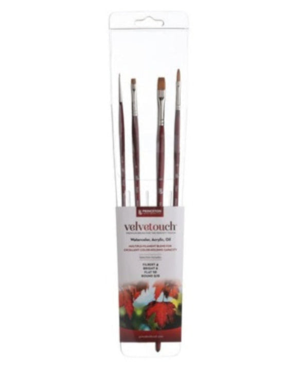 Velvetouch Long Handle Professional 4 Piece Set