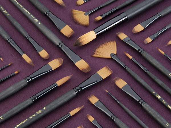 Royal Majestic Long Handled Acrylic & Oil Brushes -Bright