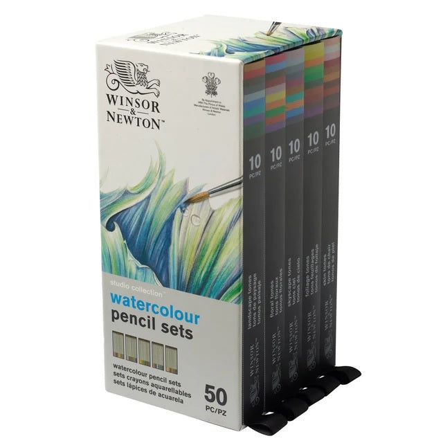 Winsor & Newton Studio Collection - 50 Watercolour Pencil Set