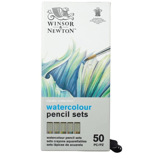 Winsor & Newton Studio Collection - 50 Watercolour Pencil Set