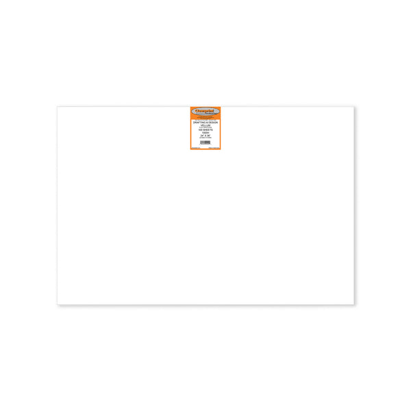Chartpak Clearprint 1000H Drafting & Design Vellum 24" x 36"