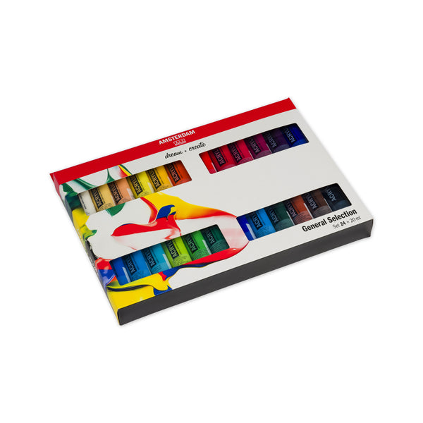Amsterdam acrylic general selection set of 24