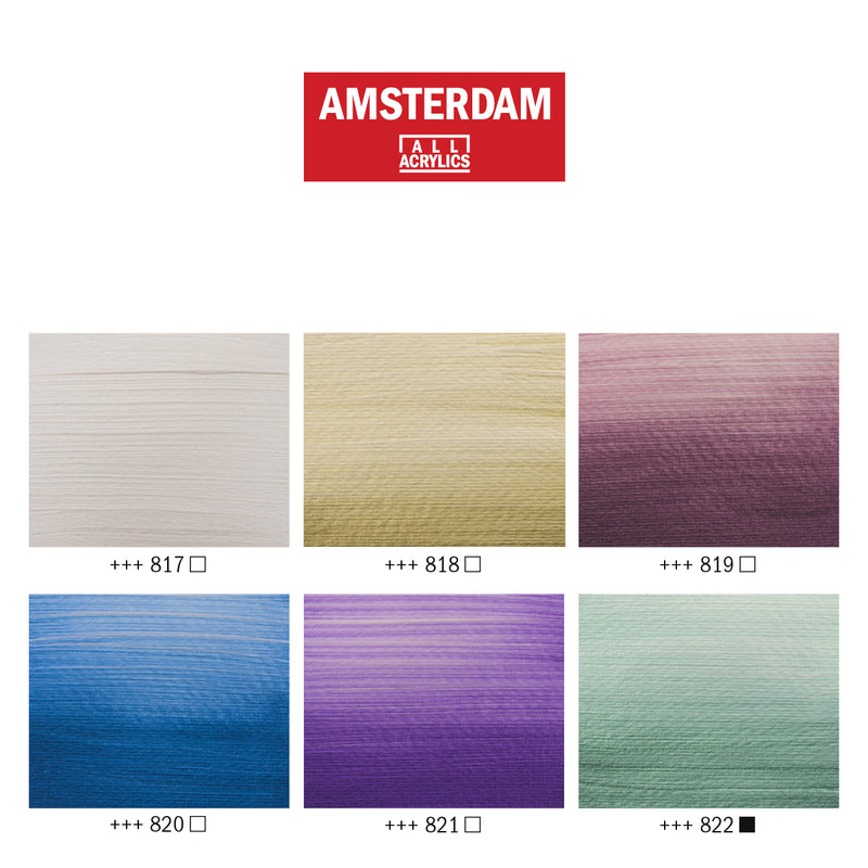 Amsterdam Standard Acrylic General Set - 20ml x 6 - Pearl