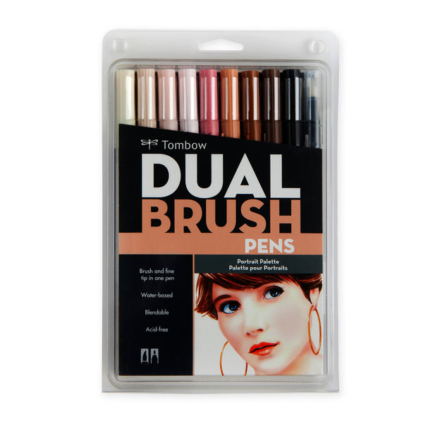 Tombow Dual Brush Set 10 - Portrait