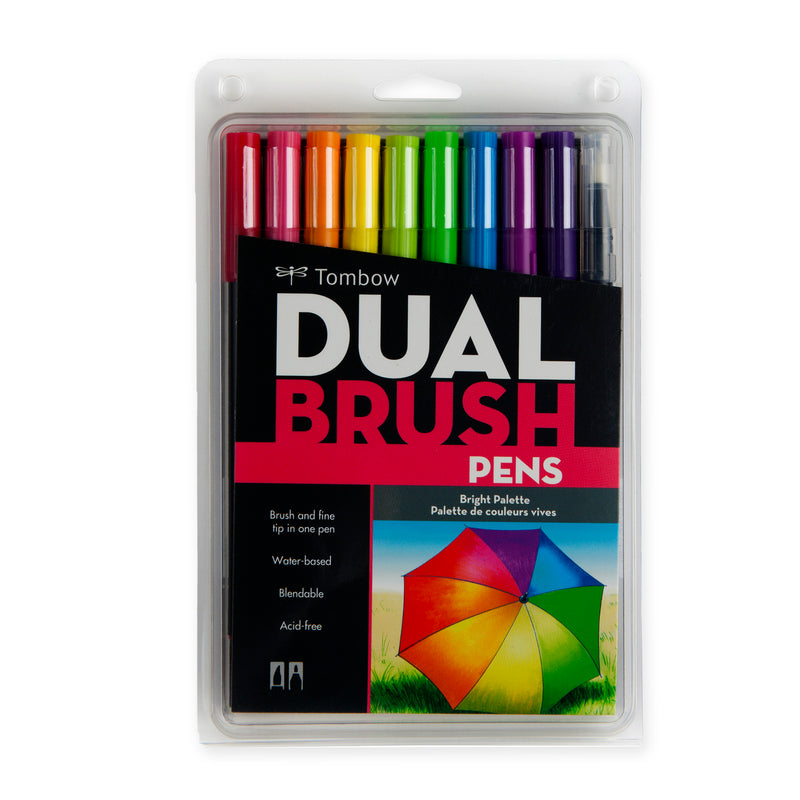 Tombow Dual Brush Set 10 - Bright