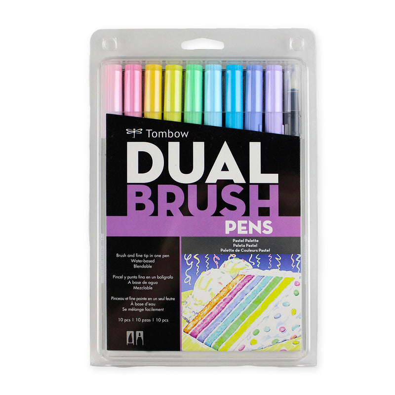 Tombow Dual Brush Set 10 - Pastel