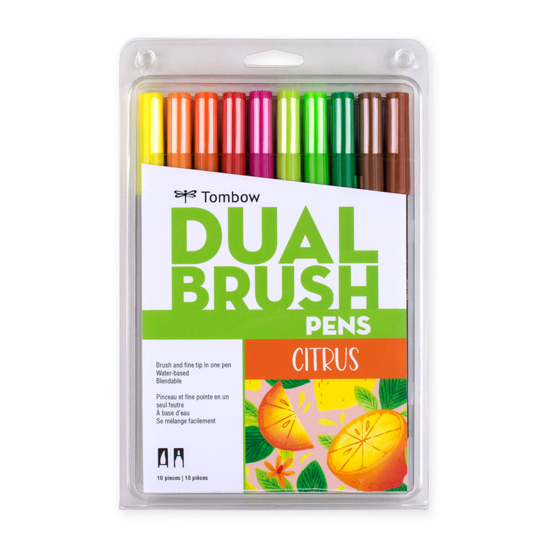 Tombow Dual Brush Set 10 - Citrus