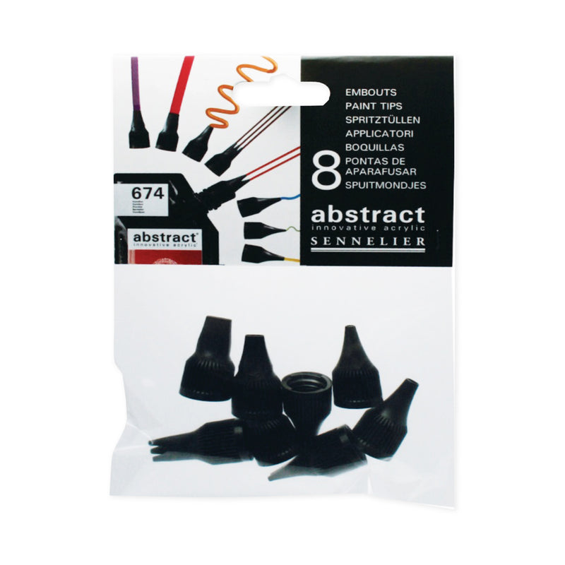 Sennelier Abstract Acrylic - Set of 8 Assorted Tips