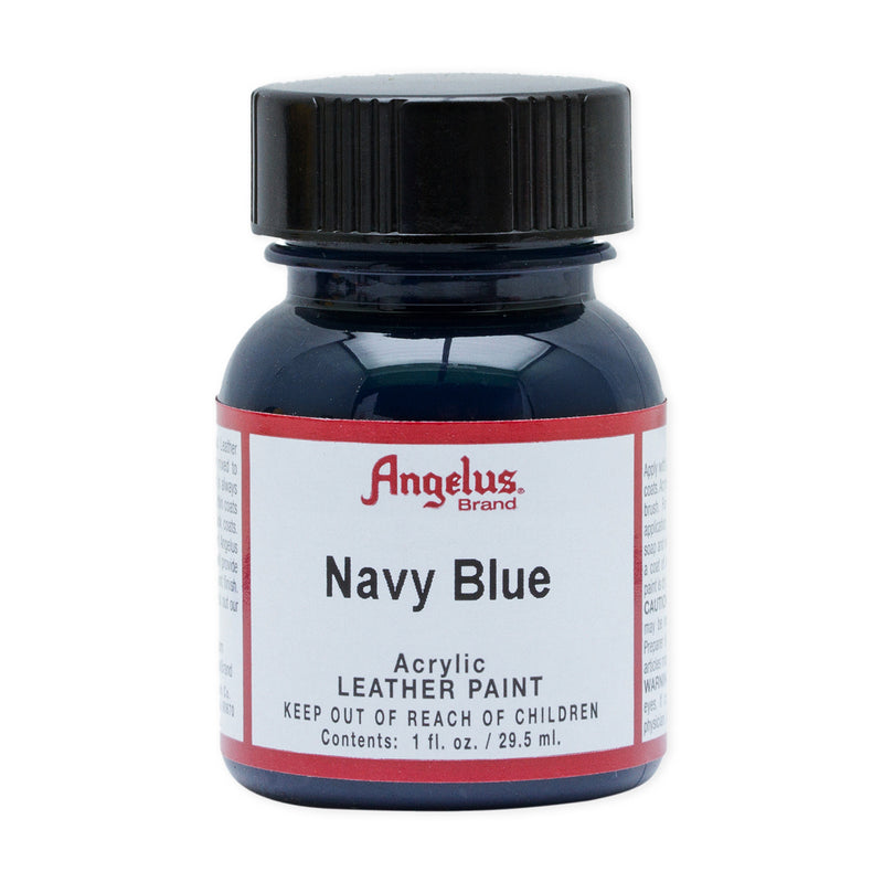 Angelus acrylic leather paint 1oz navy blue