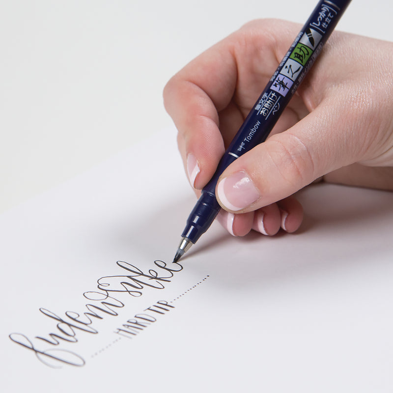Tombow Fudenosuke Brush Pen - Hard Tip (Black)