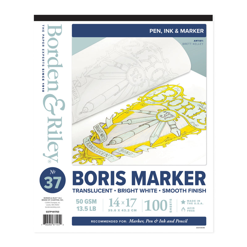 Borden & Riley No.37 Boris Marker Layout Pads - 100 Sheets