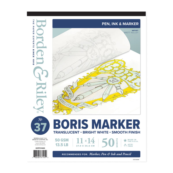 Borden & Riley No.37 Boris Marker Layout Pads - 50 Sheet