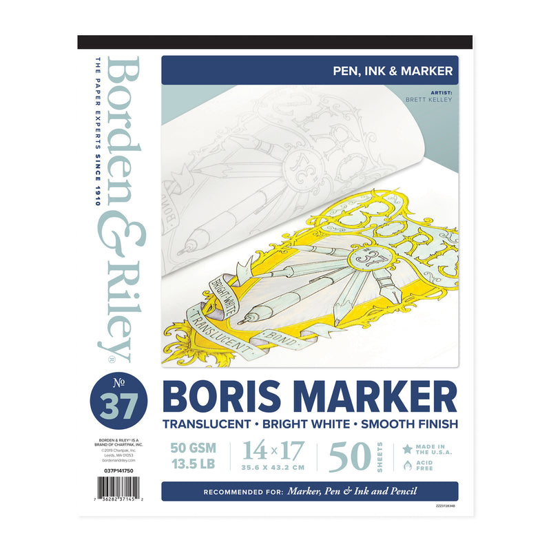 Borden & Riley No.37 Boris Marker Layout Pads - 50 Sheet